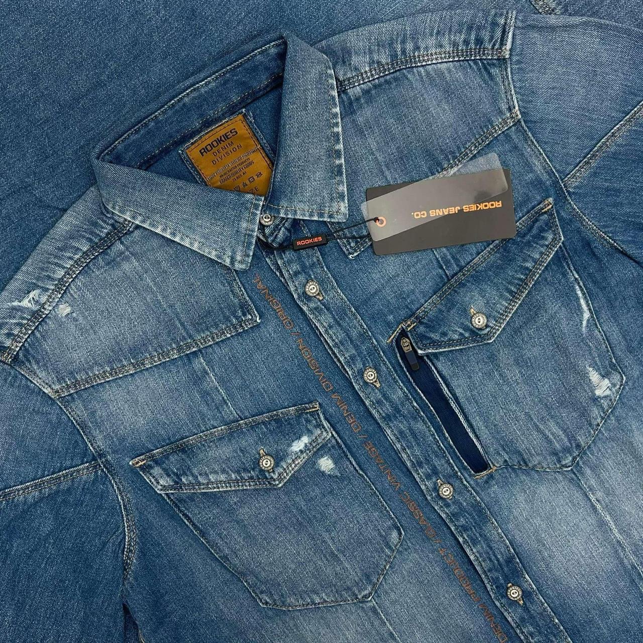 0d671b6c-5a9a-4497-b060-60a167d01296 Exported Denim Shirt | JK18 - Image 1