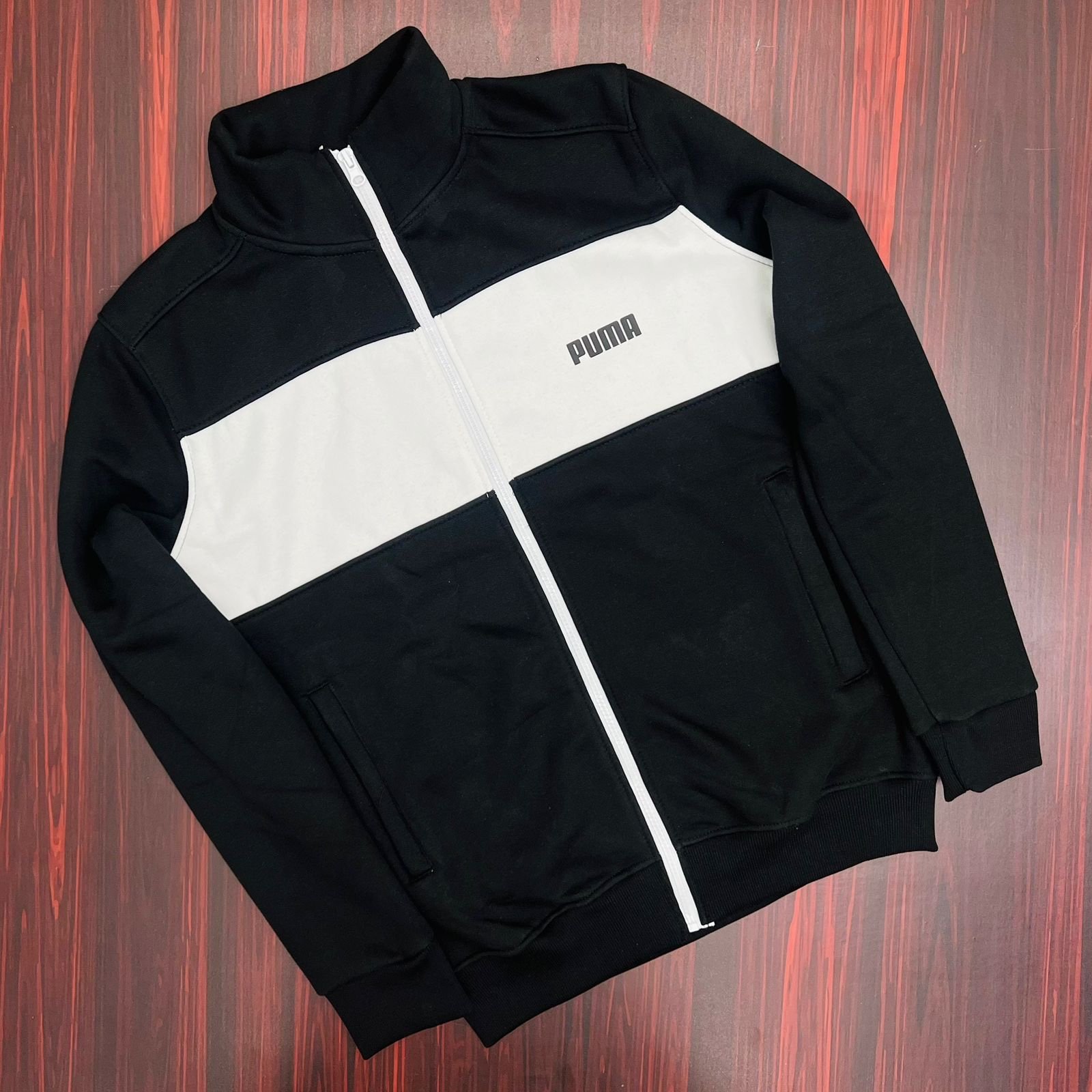 59c26d0d-0720-479f-90f3-1ee7c13b2872 Premium Fleece Jacket | JKT03-Black - Image 1