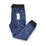 Premium Tricot AOP Trouser | JOG01-Navy