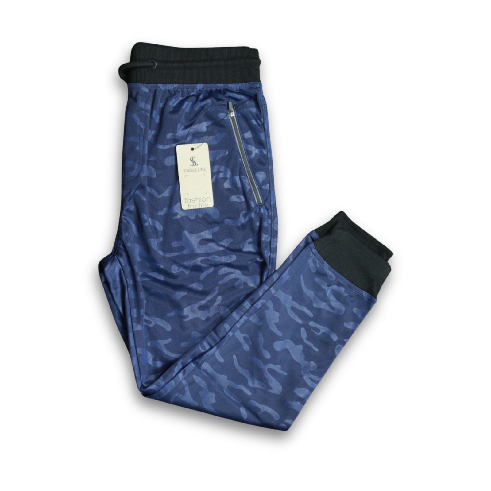 60aaafa9-7353-4188-a6f3-9fdce1e0ffbf Premium Tricot AOP Trouser | JOG01-Navy - Image 1
