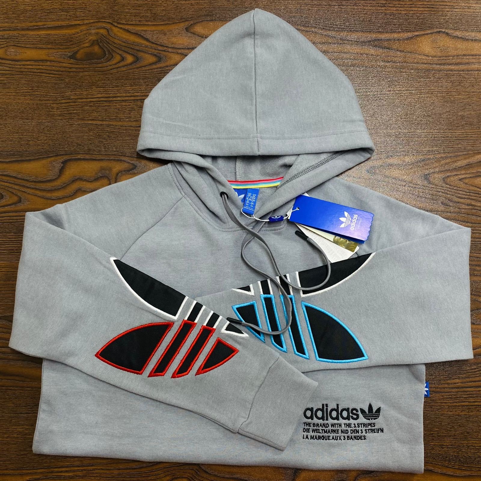 hd01-ash-2 Men's Premium Fleece Hoodie | HD01-Silver - Image 1