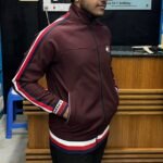 Men's Premium Bonded Jacket | JKT01-Wine - Image 3