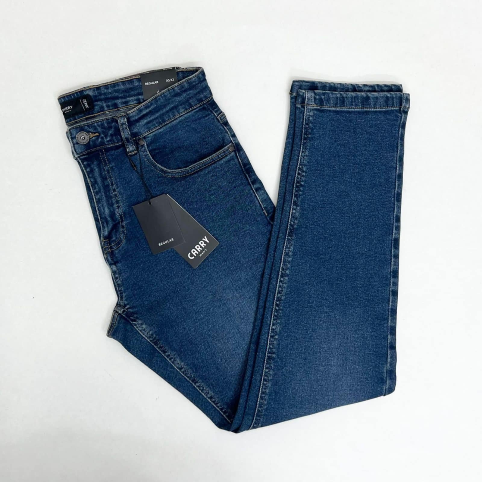 PT57-1 Mens Denim Jeans Indigo | PT57 - Image 1