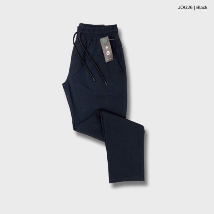 Premium Solid Trouser | JOG26-Black