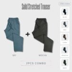 Premium Pant Cut Trouser 2 pcs Combo | JOG28