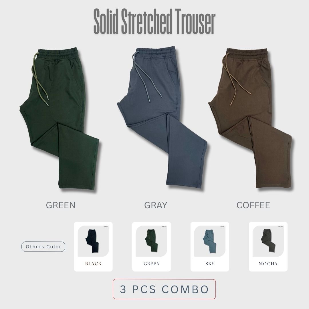 2 Premium Pant Cut Trouser 3 pcs Combo | JOG28 - Image 1