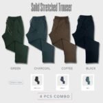 Premium Pant Cut Trouser 4 pcs Combo | JOG28