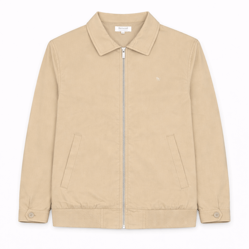 JKT05 Exported Crew Neck Jacket | JKT05-Brown - Image 1
