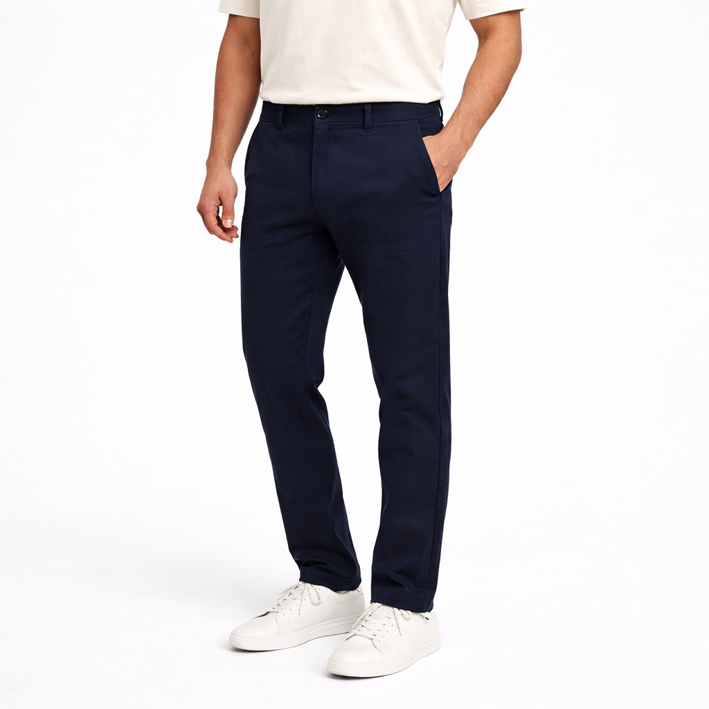 PT63-Navy Premium Chino Pant | PT63-Navy - Image 1