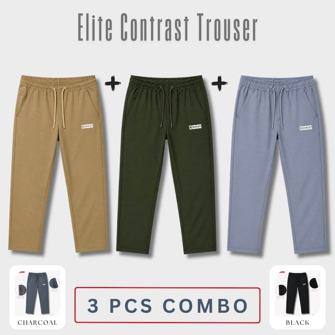 6 Exported Tech Trouser Combo 3 Pcs | JOG32 - Image 1