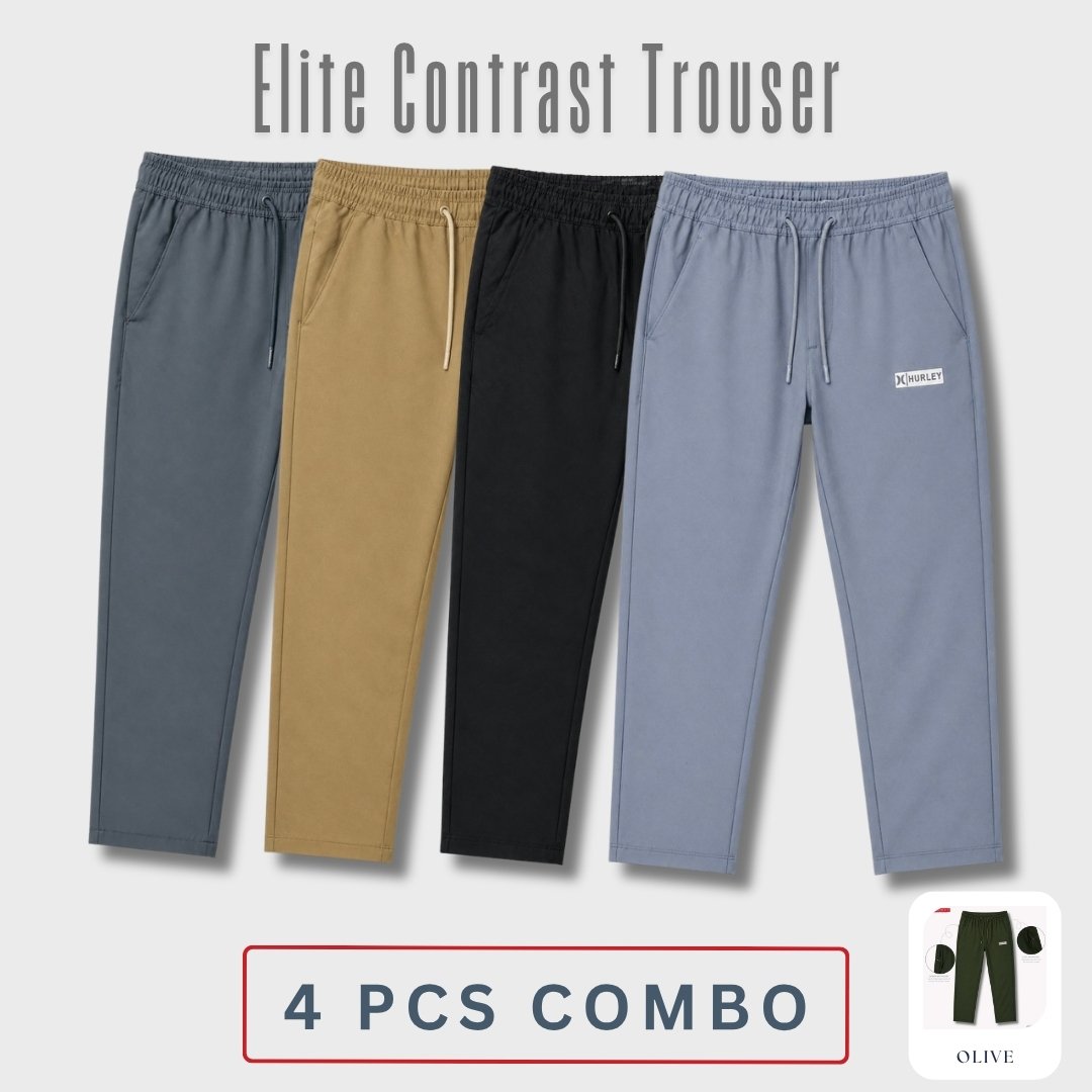 7 Exported Tech Trouser Combo 4 Pcs | JOG32 - Image 1